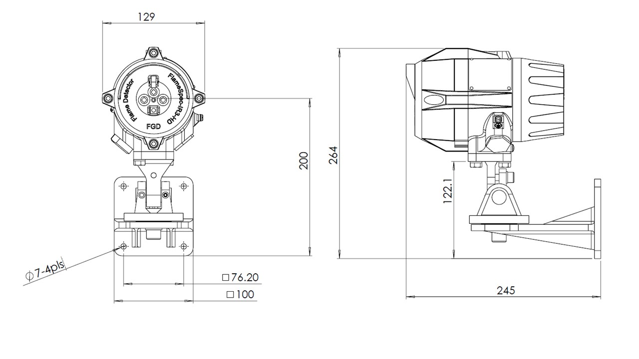 米国FGD社 火炎検知器 FlameSpecシリーズ【輸入商品】